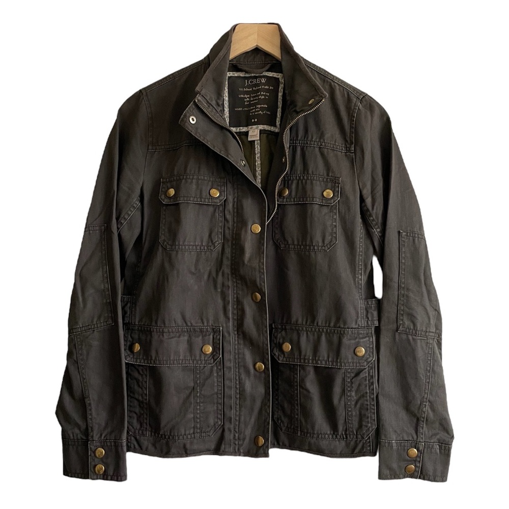J Crew || relaxed boyfriend field jacket